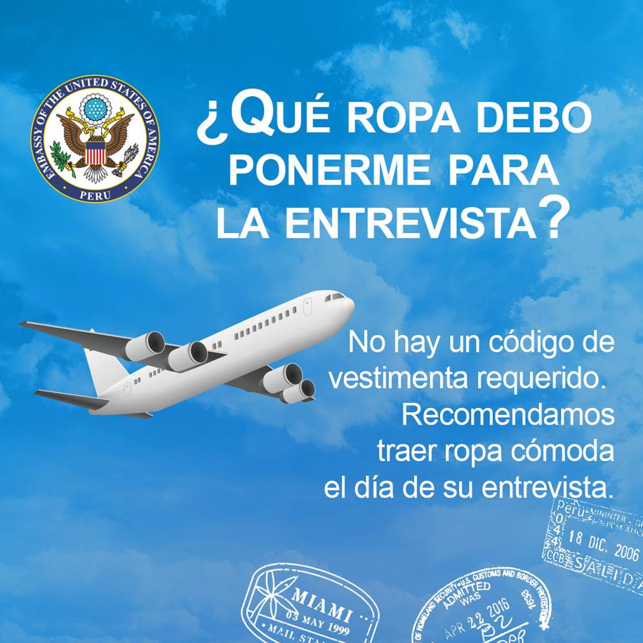 Vestimenta Correcta para la cita consular - EEUU - YIF PERU - VISAS Y VIAJES